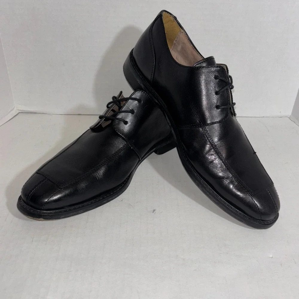 Florsheim Black Split Toe Square‎ Toe Oxfords men's size 10D